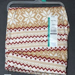 Time & Tru NWT  Women’s XL High-Rise Fair Isle Print Fitted Leggings Red Beige Photo 0