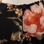 American Eagle  Outfitters Black Floral Ruffled Blouse Size M Photo 10
