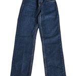 ZARA  High Rise Mom Jeans Dark Blue Size 2 Photo 0