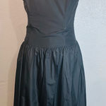 Black Mini Cocktail Dress Size 2 Minimalist Semi Formal Party Elegant LBD Photo 0