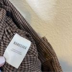 NANUSHKA Nevada Gingham Woven Wide Leg Pants In Brown Tie Waist Womens Size S Photo 9