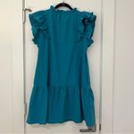 The Drop Teal Waist Mini Dress Blue Size L Photo 6
