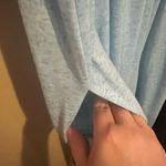 Free People beach blue linen blend oversized jumpsuit xs Photo 6