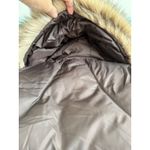 Ralph Lauren Lauren  Women's‎ Brown Down Filled Puffer Coat | Faux Fur Hood | Med Photo 6