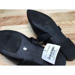 Worthington  Women's 7.5 Black Leather Studded Pointed Toe Classic Slip-On Mules Photo 5