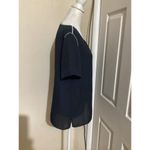 Banana Republic Blouse Womens Small Black Short Sleeve Sheer Office Top Workwear Photo 1