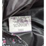 Jessica McClintock  Strapless Floral Print Drop Waist Semi Formal Dress Black Photo 4