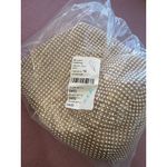 olga berg Bianca Ball Mesh Handle Bag in Gold One Size Womens Clutch evening Photo 9