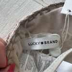 Lucky Brand  Los Cabos Crochet Bikini Top NWT size Medium Sand High‎ Neck Halter Photo 10