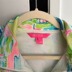Lilly Pulitzer  1/4 Zip Pullover Pocket Golf Long Sleeve The Honda Skipper Photo 1