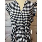 Old Navy NWT  A-Line Dress Gingham Plaid size Large‎ Ruffle Belted Summer Western Photo 9