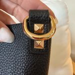 Black RockStud Tote Bag with d rings for crossbody strap Photo 2