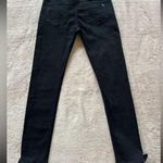 Rag and Bone Womensâ Skinny Jeans Black Stretchy Mid Rise Sz 26 Photo 3