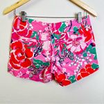 Lilly Pulitzer A Thing Called Love Floral Callahan Shorts 0 Bright Preppy Pink Photo 7