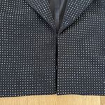 Maniere De Voir  Cropped Blazer Rhinestone Size US6 Black Photo 1