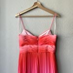 AMUR Dress Emmett Pleated Maxi Gown in Ombre Sunset Size 6 Photo 8