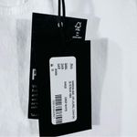 Paige  NWT High Rise Laurel Canyon Boot Raw Hem Jeans in Crisp White Size 30 Photo 7