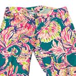Lilly Pulitzer Kelly Skinny Ankle Pants Stretch Agate Green Safari Sighted 6 Photo 5
