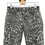 Driftwood ‎ Jackie Grey Cheetah Print Jeans Size 26 Photo 3