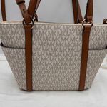 Michael Kors  Sullivan Tote Bag  Vanilla Acorn Chic Convertible Style Logo Tassel Photo 6