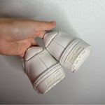 Sam Edelman Sneakers White Leya Leather Faux Fur Pom Pom Size 6 Photo 3