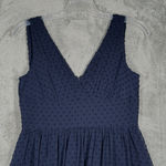 J Crew Dress‎ Womens 10 Navy Blue Swiss Dot Preppy Party Wedding Formal Dance Photo 4
