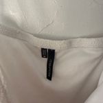 Maurice's White Lace Cami Tank Top M Floral Lined Y2K Coquette Layering Stretchy Photo 4