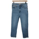 Madewell  Classic Straight Denim Jeans High Rise Casual Basics Cotton‎ Photo 1