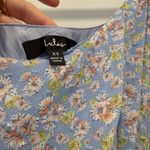 Lulus  Sunny Bliss Light Blue Floral Print Tiered Maxi Dress Photo 15