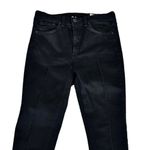 Rag and Bone  Jeans High Rise Ankle Skinny Black Manson Designer Denim Raw Hem 28 Photo 5
