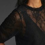 Anthropologie By  V Neck Lace Blouse Photo 4