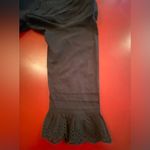 Phool open jacket Womans Size XL Black Cotton Lightweight eyelet artsy boho Photo 13