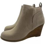 New DOLCE VITA Gerdie Vegan Leather Comfort Wedge Bootie Beige Winter Boot 9 Tan Photo 3