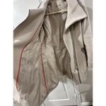 Calvin Klein Cream Ivory Wool Overcoat Long 33' Trim Size 10 Photo 4