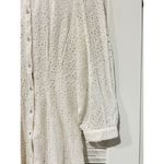 Veronica Beard $495 Kylan Eyelet Lace Long Sleeve Dress White Size 4 NWT Photo 6