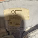 Loft Light Blue Frayed Hem Pants Photo 7