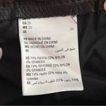 And Now This Black Coated Skinny Jeans Women’s Size 26 Raw High Rise Photo 7