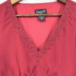 Y2K Womens Babydoll Top Size Small Red Beaded Whimsy Fairy Grunge Vamp Glam Photo 1