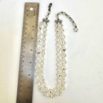 Laguna Aurora borealis crystal double strand necklace Gray Photo 4