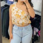 Lulus Floral One Shoulder Top Photo 0