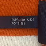 Ralph Lauren  SPORT orange with white stripes, cotton, ribbed sweater. Size XL. Photo 11