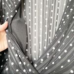 Allyson Black Shimmer Polka Dot Dress Size Small Photo 6