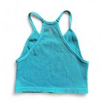FP Movement by Free People Turquoise Happiness Runs Crop Tank Top XS Photo 2