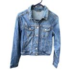 Aeropostale  size M denim jacket. Lightly distressed. Photo 1
