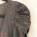 Hatch collection the Stevie dress Maternity long sleeve midi size 0 Black Photo 4