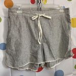 Caslon NEW Size Large Pinstriped Shorts Linen Blend 🌿💕 Photo 5