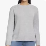 Ella Moss Women's Gray Cozy Knit Crew Neck Sweater Size Large Photo 1