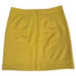 Loft NWT Petite Poly Blend Bright Yellow Short Skirt Fully Lined Sz 6P Photo 1