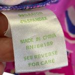 Lilly Pulitzer Karlie Pink Tropics Sun Drenched Jersey Wrap Romper Size LARGE Photo 8