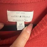 Lucky Brand  Women’s Orange Rust Long Sleeve Sweater Small Photo 1